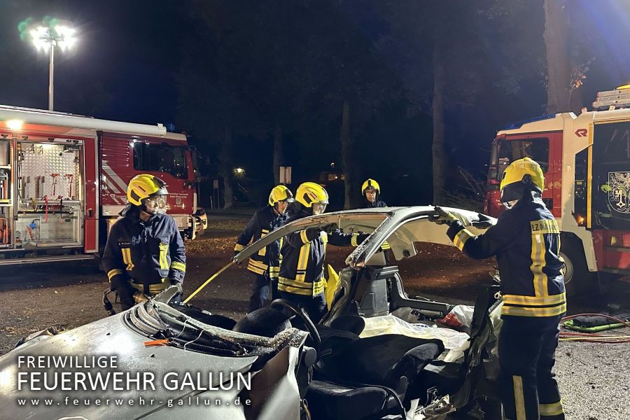 Ausbildung mit der Feuerwehr Mittenwalde